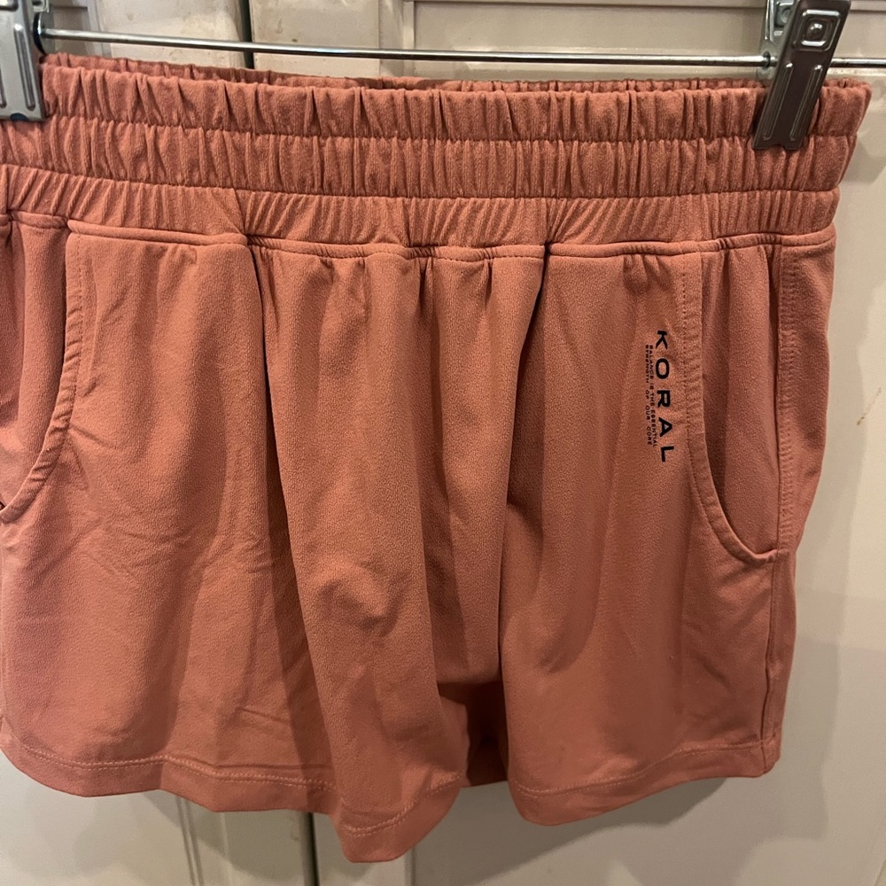 Koral Women's Athletic Shorts in Coral